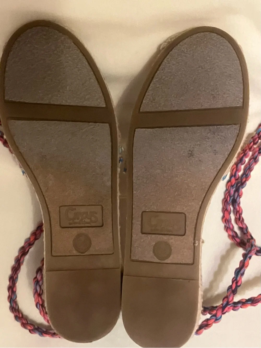 Circus Sam Edelman Lenora Women's Braid Ankle Strap Espadrilles Sandals Size 6.5